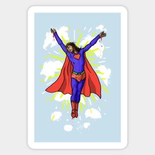 Jesus is Super! Sticker